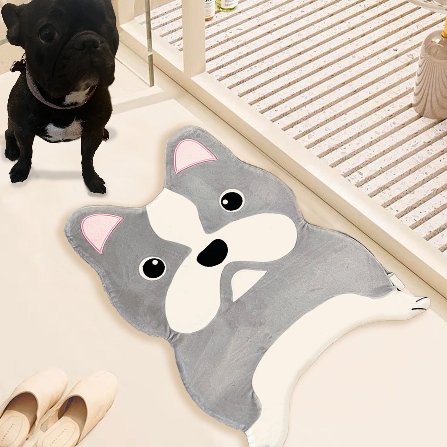 Bulldog Bath Mat