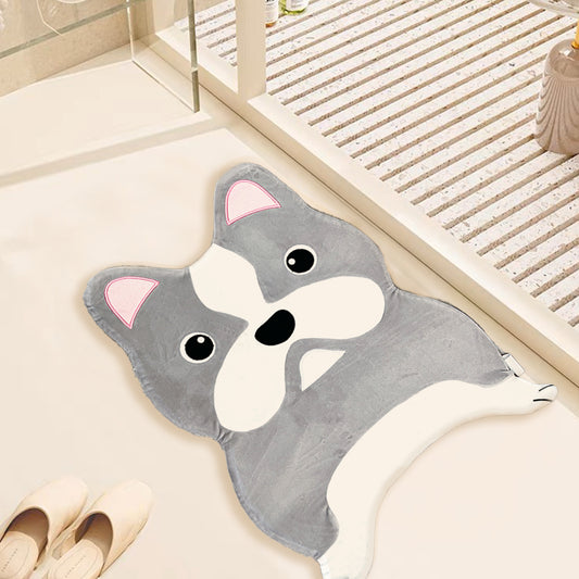 Bulldog Bath Mat