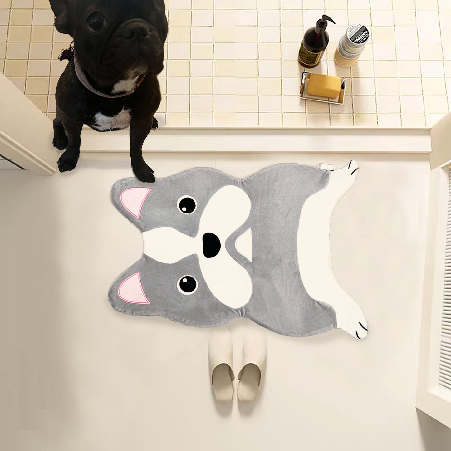 Bulldog Bath Mat